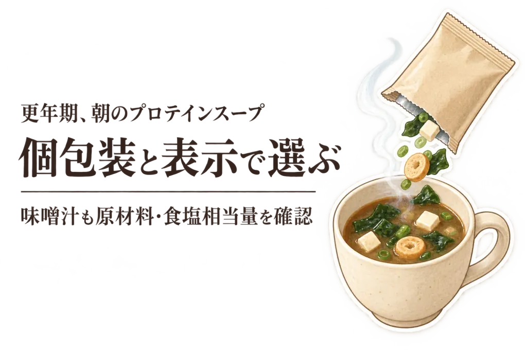 【人気ランキング】楽天でレビュー数の多いプロテイン入りスープと減塩フリーズドライ味噌汁を比較｜個包装・原材料・一食分の手軽さで選ぶ